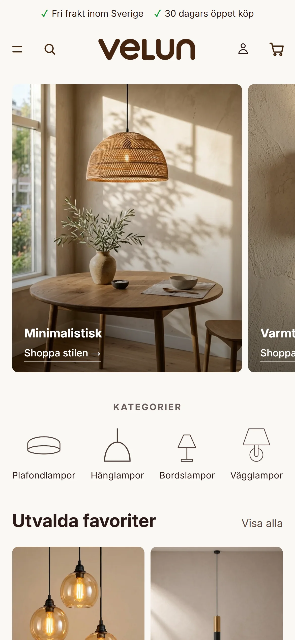 Velun op een telefoon